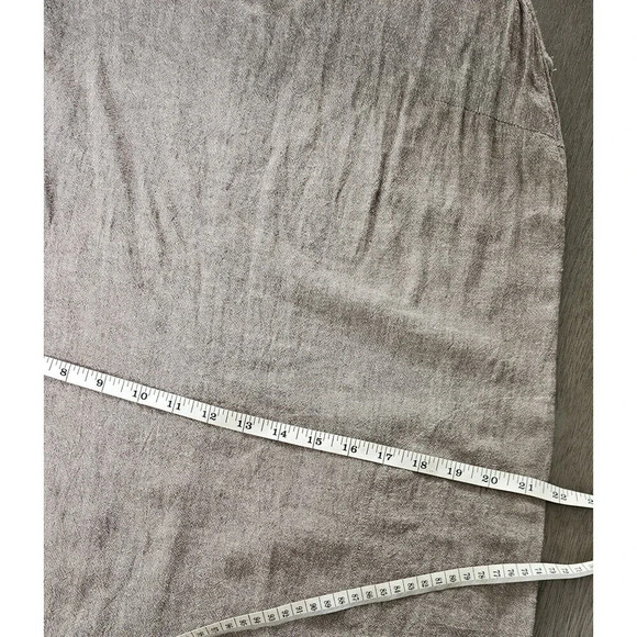 J. Jill Pure Jill Linen Blend Asymmetrical Sleeveless Dress lagenlook Med Petite - Picture 7 of 8